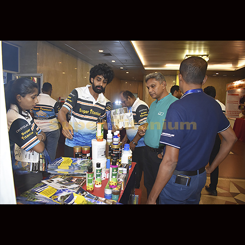 Crystolac super Titanium stall at Construct 2023 Exhibition-BMICH photo
